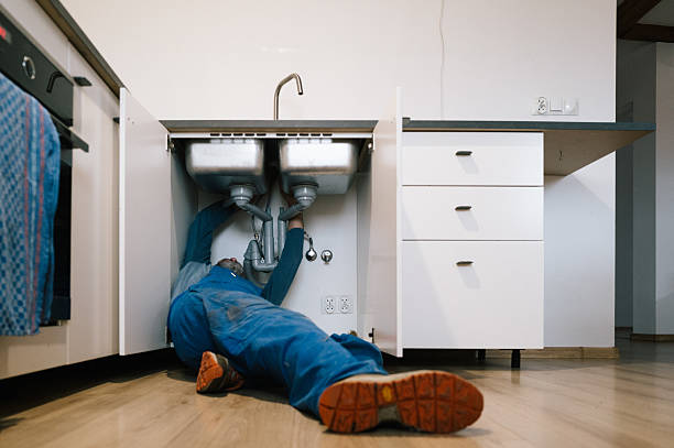 Professional Emergency Plumber technician working in Edgewater, CO